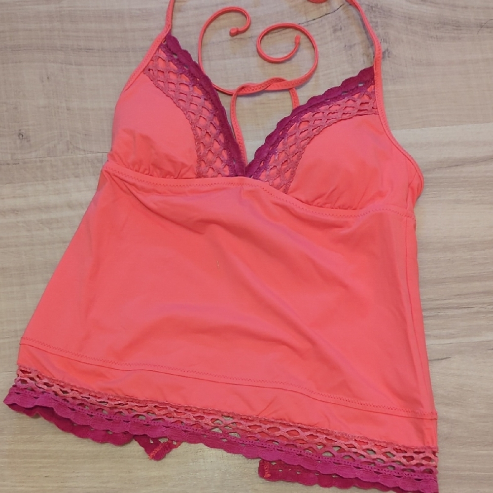 Sz.S* Becca Boho Halter Top Swim Top Vintage Bohemian